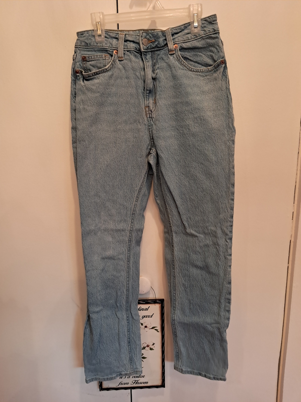 H&M Light Blue Straight Jeans for Men